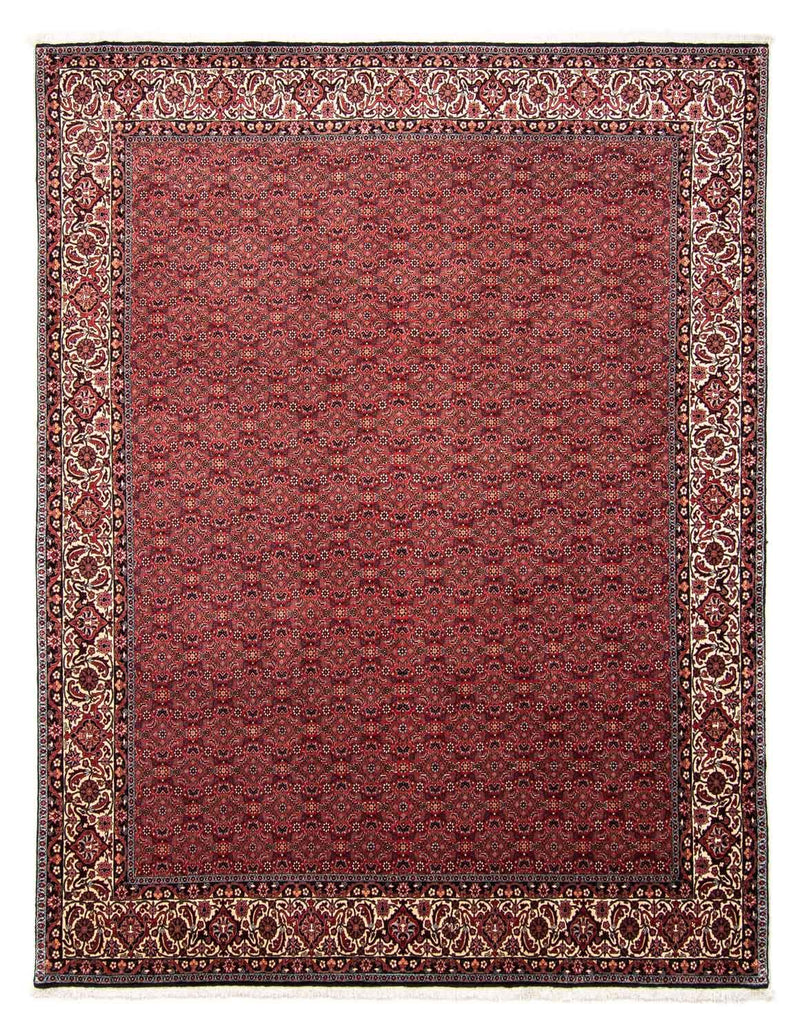 Alfombra persa - Bidjar - 296 x 250 cm - rojo oscuro