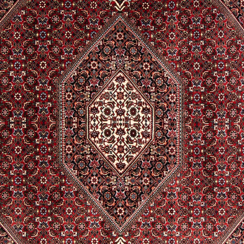 Alfombra persa - Bidjar - 235 x 170 cm - rojo oscuro