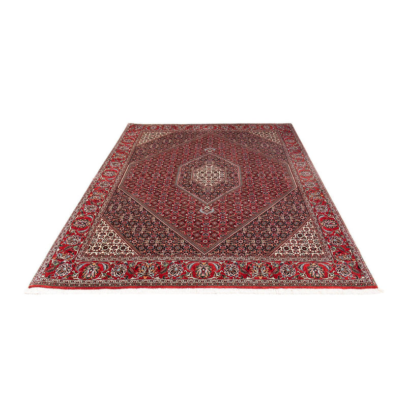 Alfombra persa - Bidjar - 235 x 170 cm - rojo oscuro