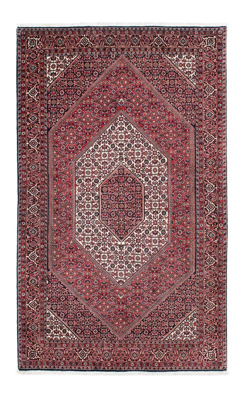 Alfombra persa - Bidjar - 215 x 132 cm - rojo claro