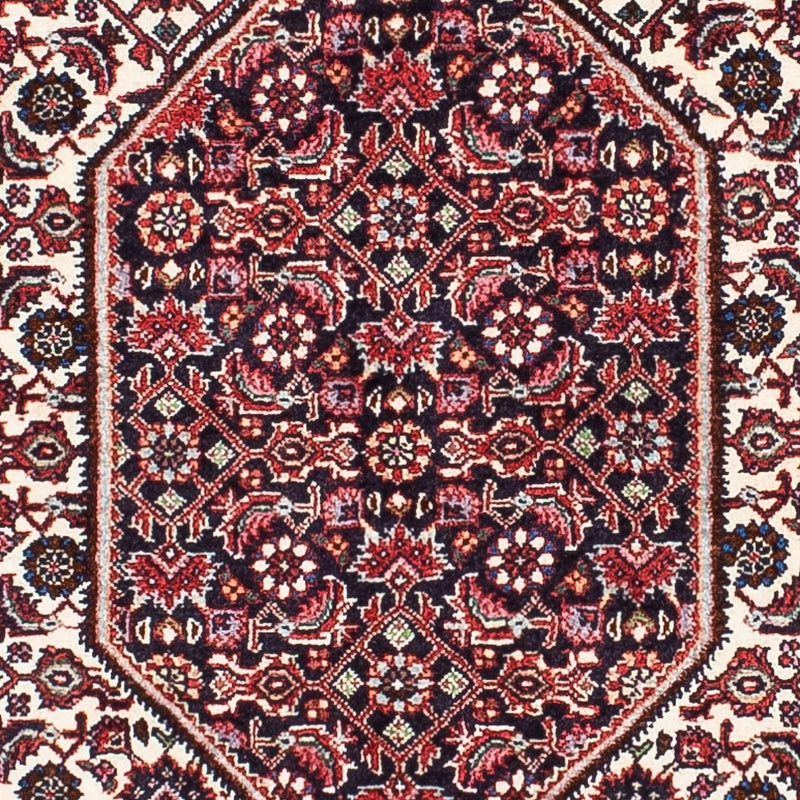 Alfombra persa - Bidjar - 215 x 132 cm - rojo claro