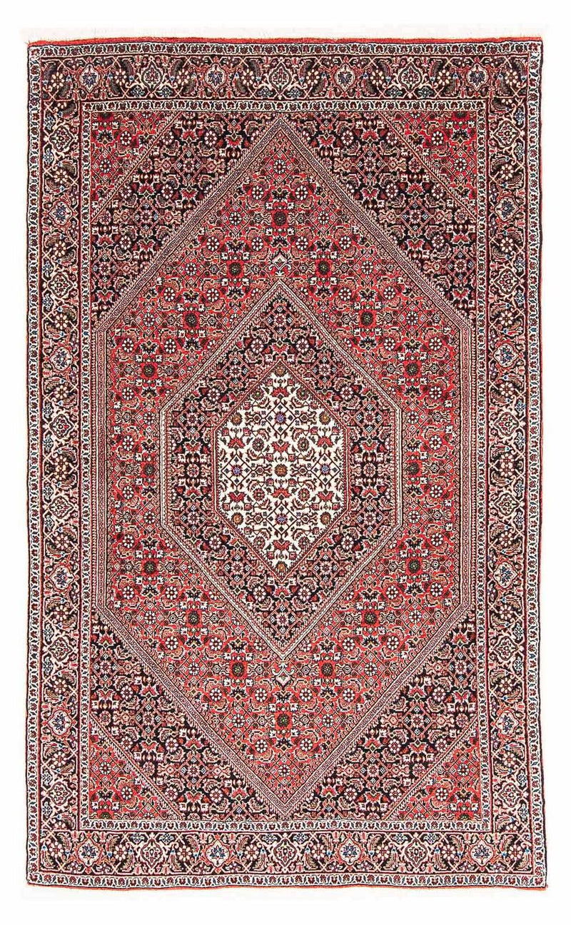 Alfombra persa - Bidjar - 190 x 111 cm - rojo claro