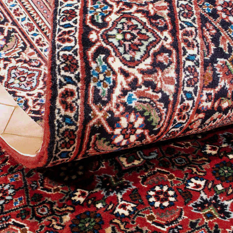 Alfombra persa - Bidjar - 190 x 111 cm - rojo claro