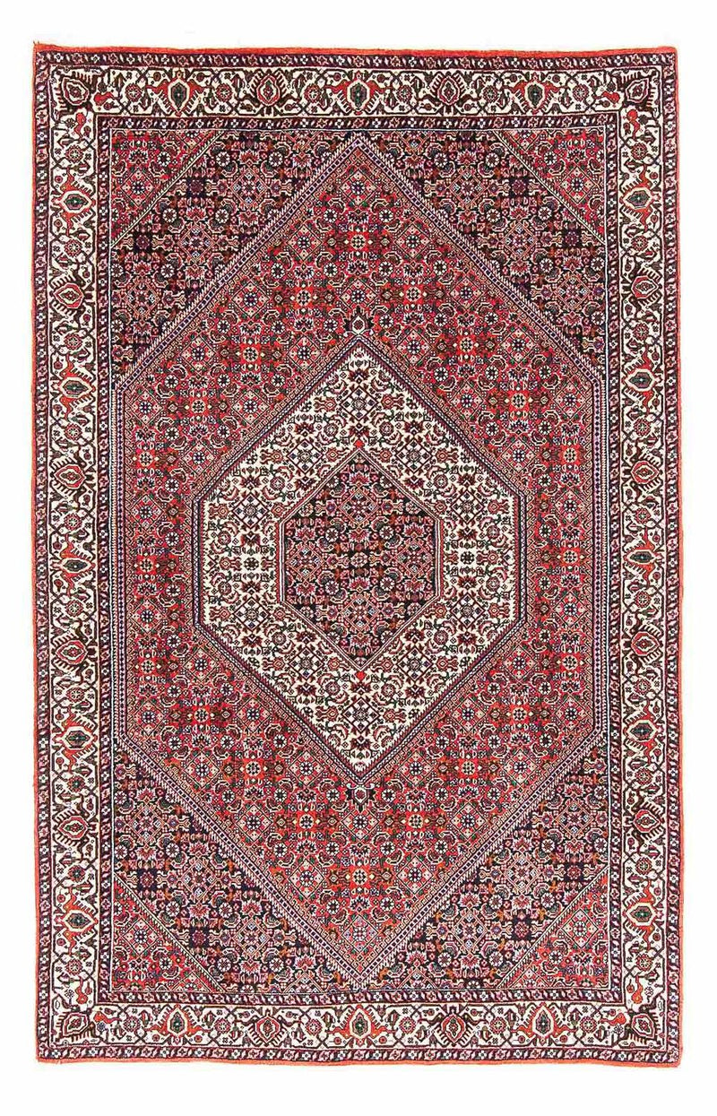 Alfombra persa - Bidjar - 180 x 112 cm - rojo