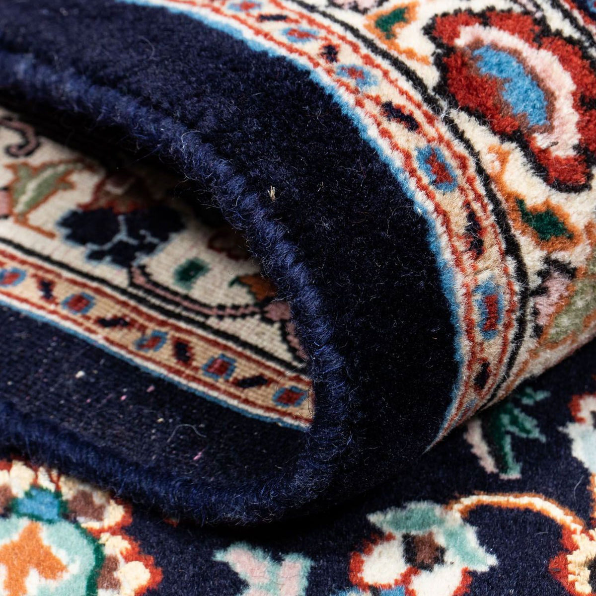 Alfombra persa - Clásica - 274 x 192 cm - azul oscuro