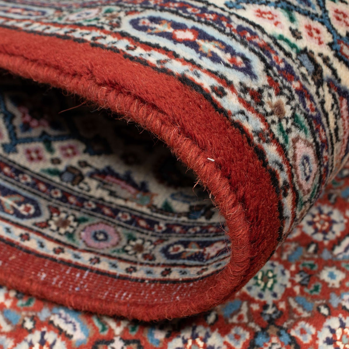 Alfombra persa - Clásica - 149 x 97 cm - rojo oscuro