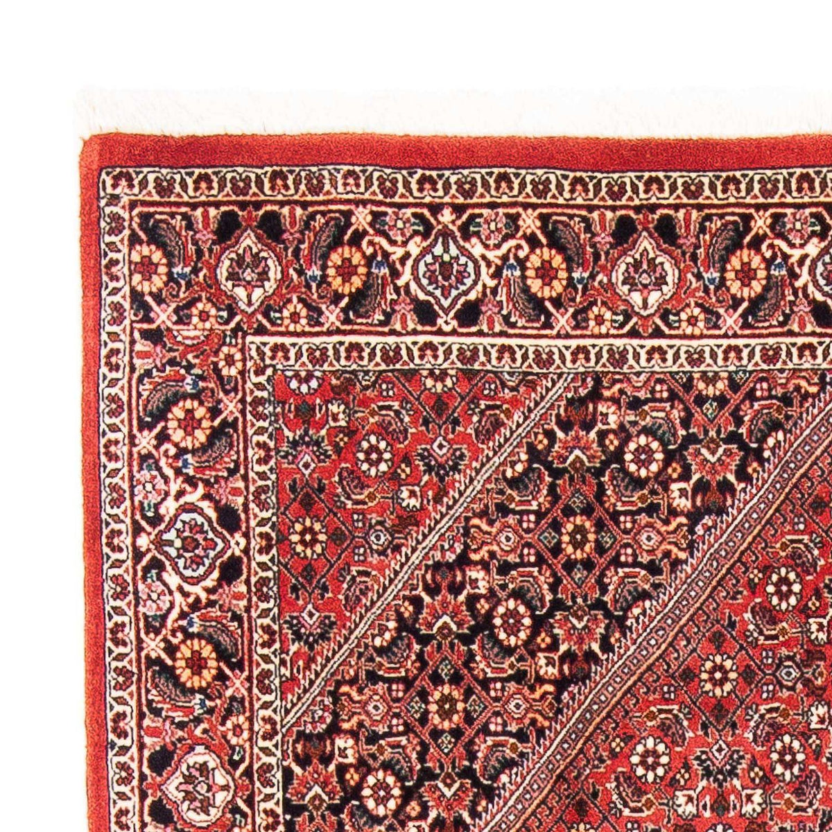 Alfombra persa - Bidjar - 181 x 110 cm - rojo