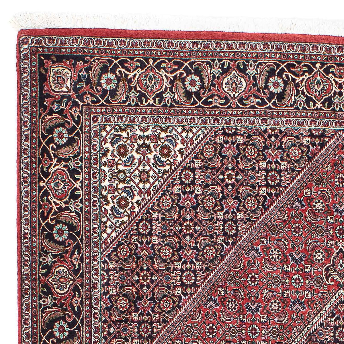 Alfombra persa - Bidjar - 215 x 148 cm - rojo