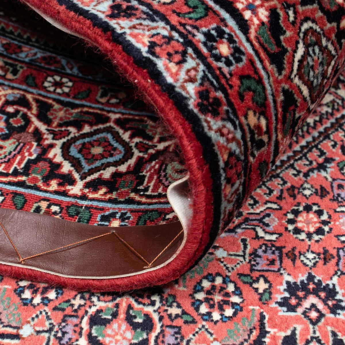 Alfombra persa - Bidjar - 200 x 128 cm - azul oscuro