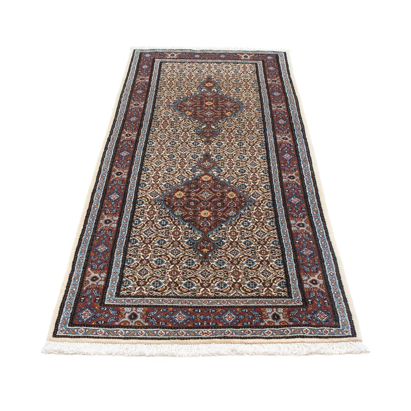 Alfombra de pasillo Alfombra persa - Clásica - 200 x 75 cm - beige