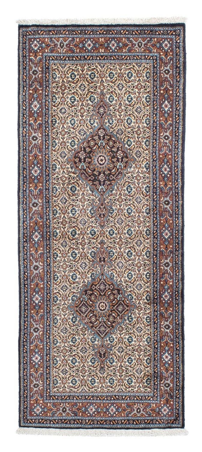 Alfombra de pasillo Alfombra persa - Clásica - 197 x 75 cm - beige