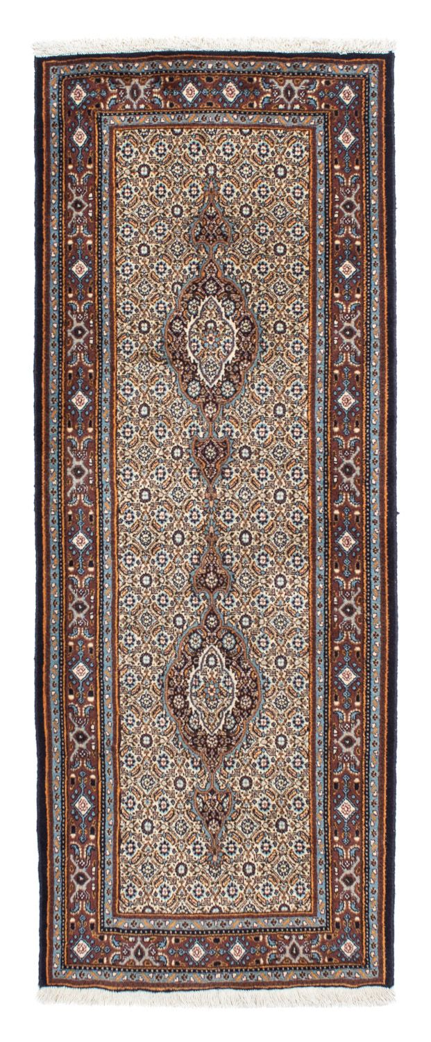 Alfombra de pasillo Alfombra persa - Clásica - 196 x 78 cm - beige