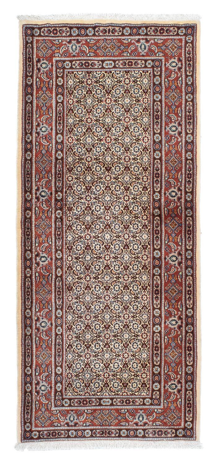 Alfombra de pasillo Alfombra persa - Clásica - 195 x 84 cm - beige