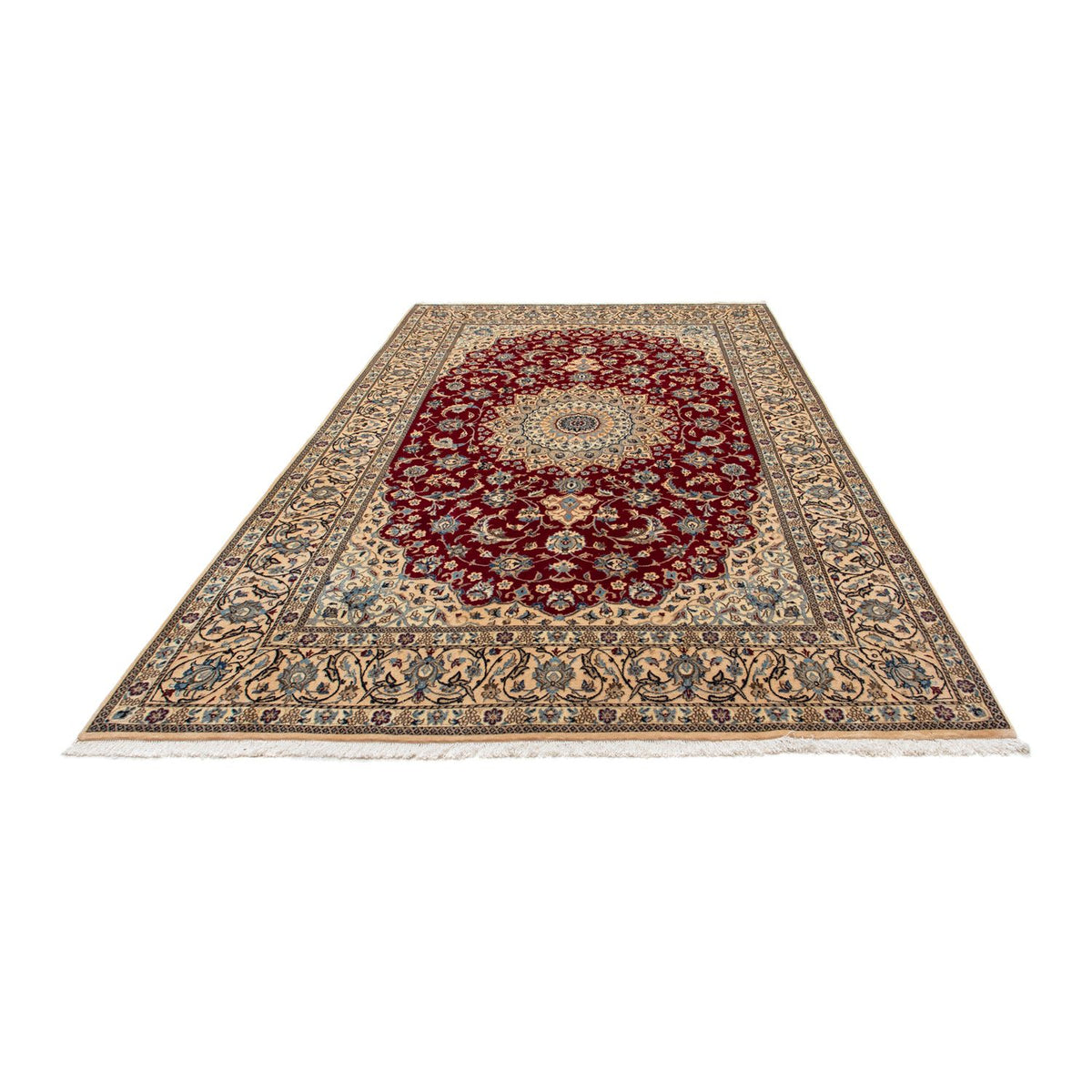 Alfombra Persa - Nain - Real - 300 x 204 cm - rojo