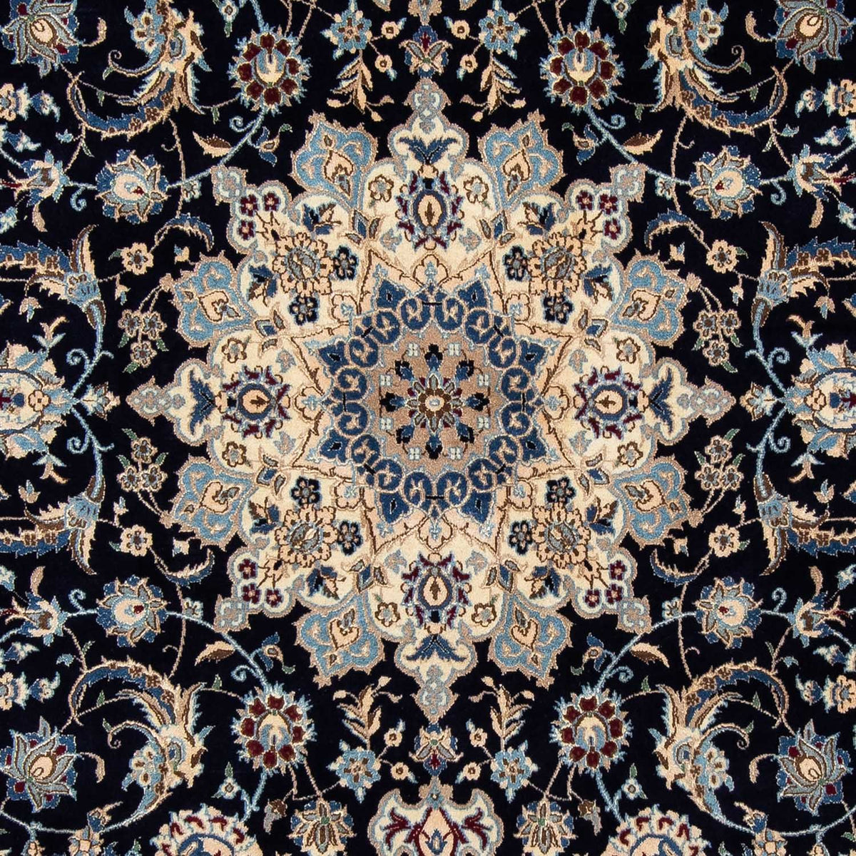 Alfombra Persa - Nain - Real - 308 x 200 cm - negro