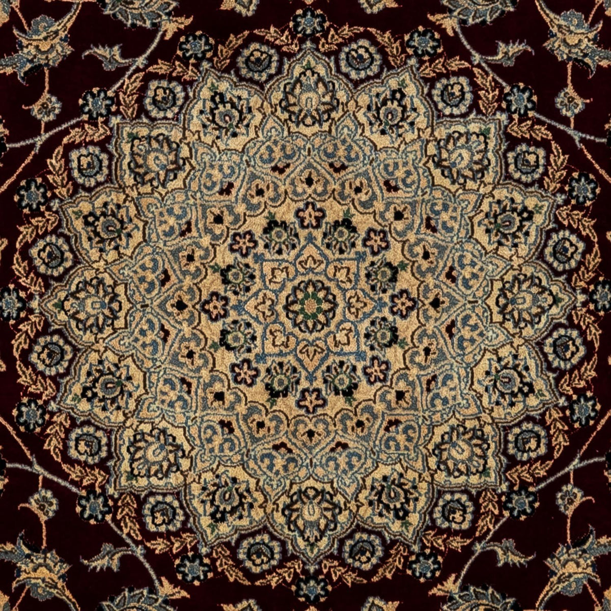 Alfombra Persa - Nain - Real - 345 x 248 cm - negro