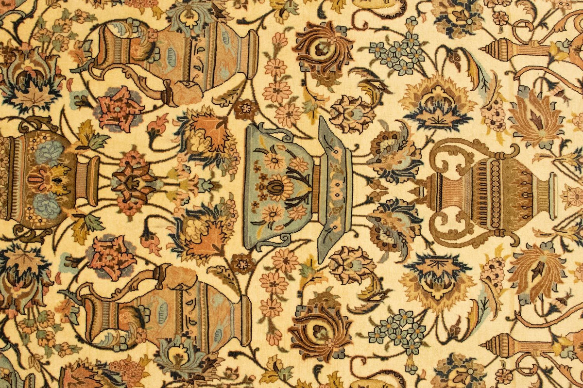 Alfombra persa - Ghom - 171 x 106 cm - beige