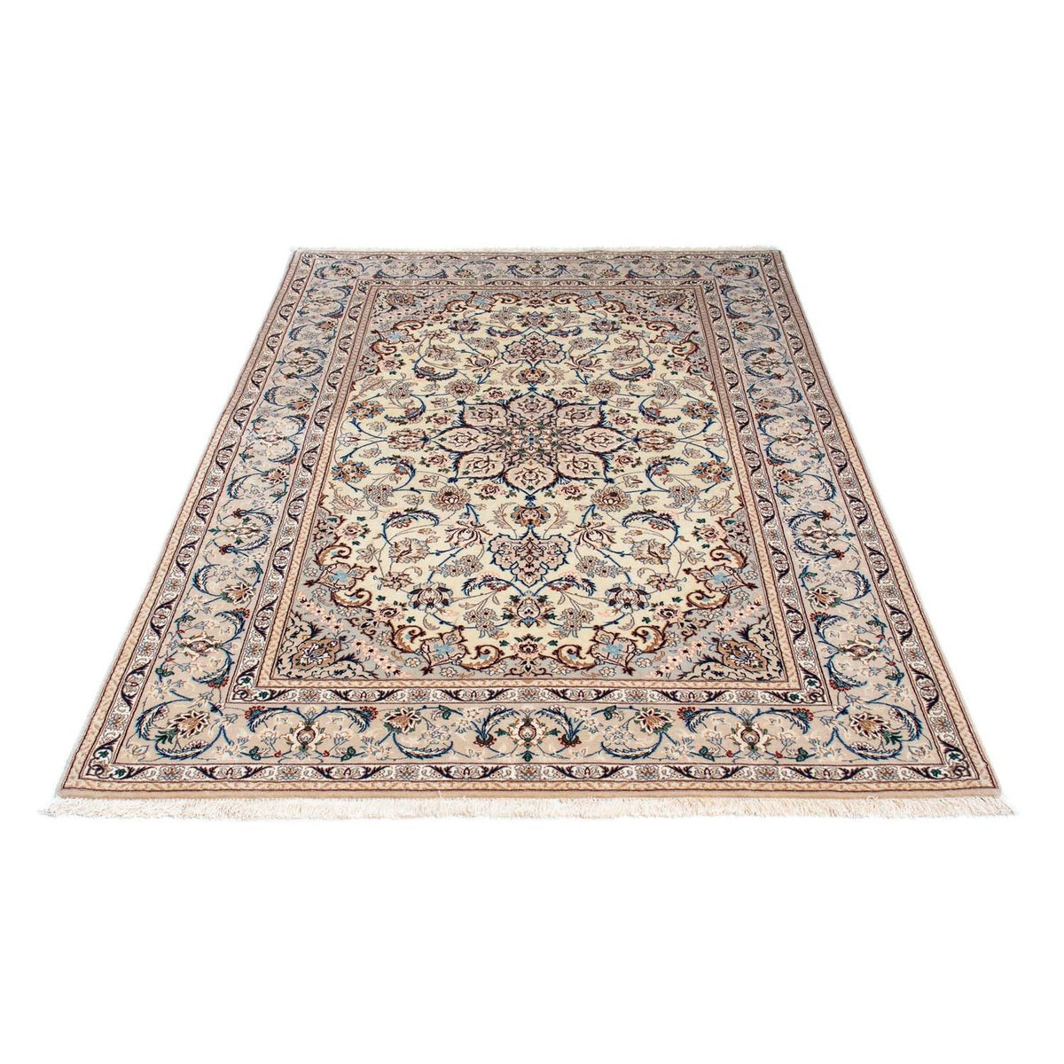 Alfombra Persa - Isfahan - Prima - 205 x 128 cm - beige