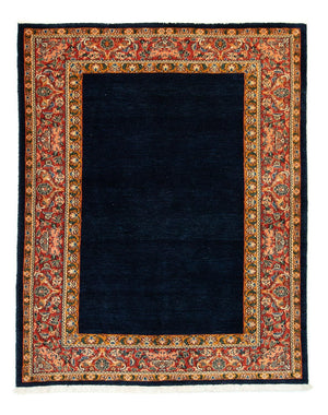 Alfombra Gabbeh - Loribaft Persa - 189 x 147 cm - azul oscuro