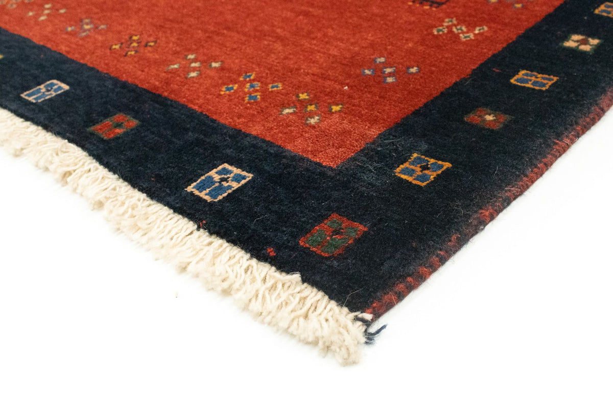 Alfombra de pasillo Alfombra Gabbeh - Loribaft Persa - 190 x 85 cm - rojo