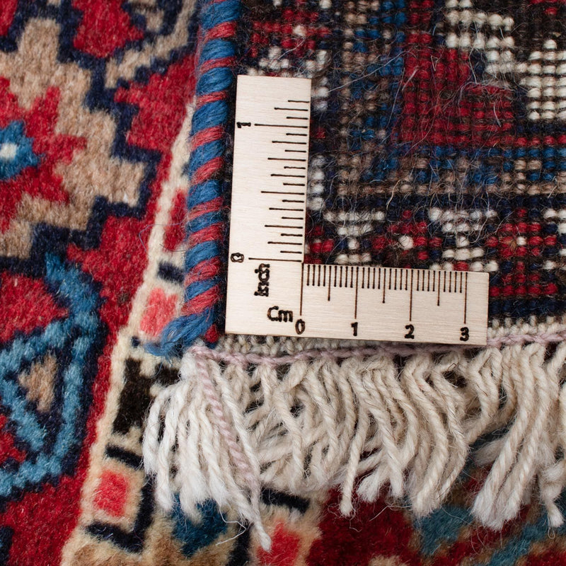 Alfombra persa - Nómada - 145 x 99 cm - rojo claro