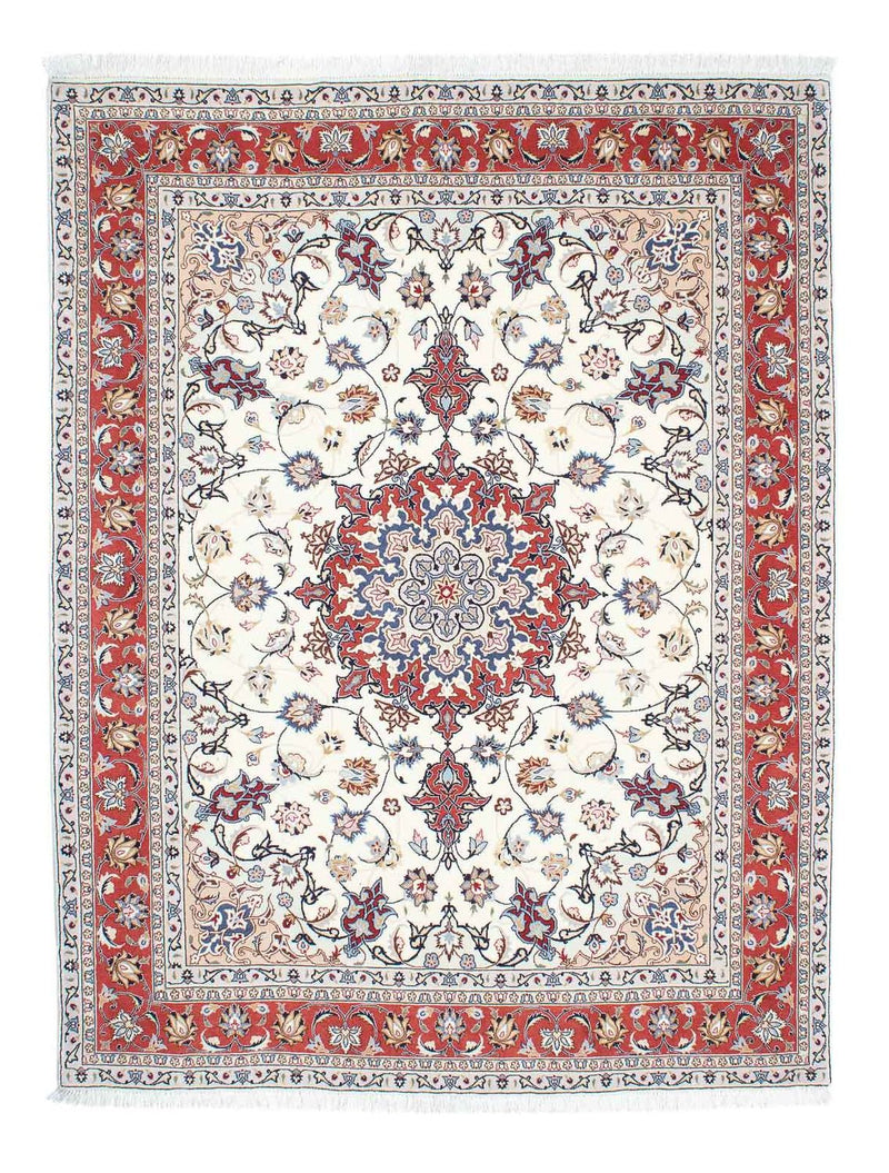 Alfombra Persa - Tabriz - Real - 200 x 156 cm - beige