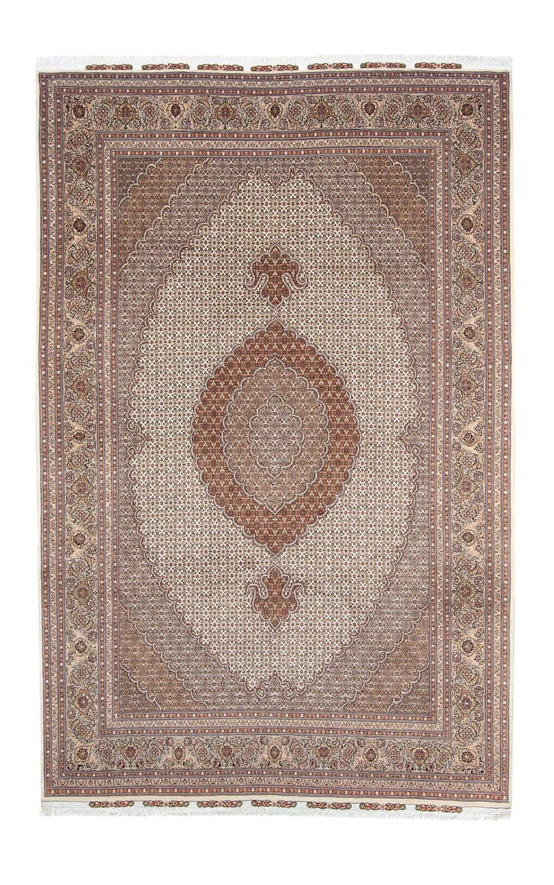 Alfombra Persa - Tabriz - Real - 316 x 198 cm - beige