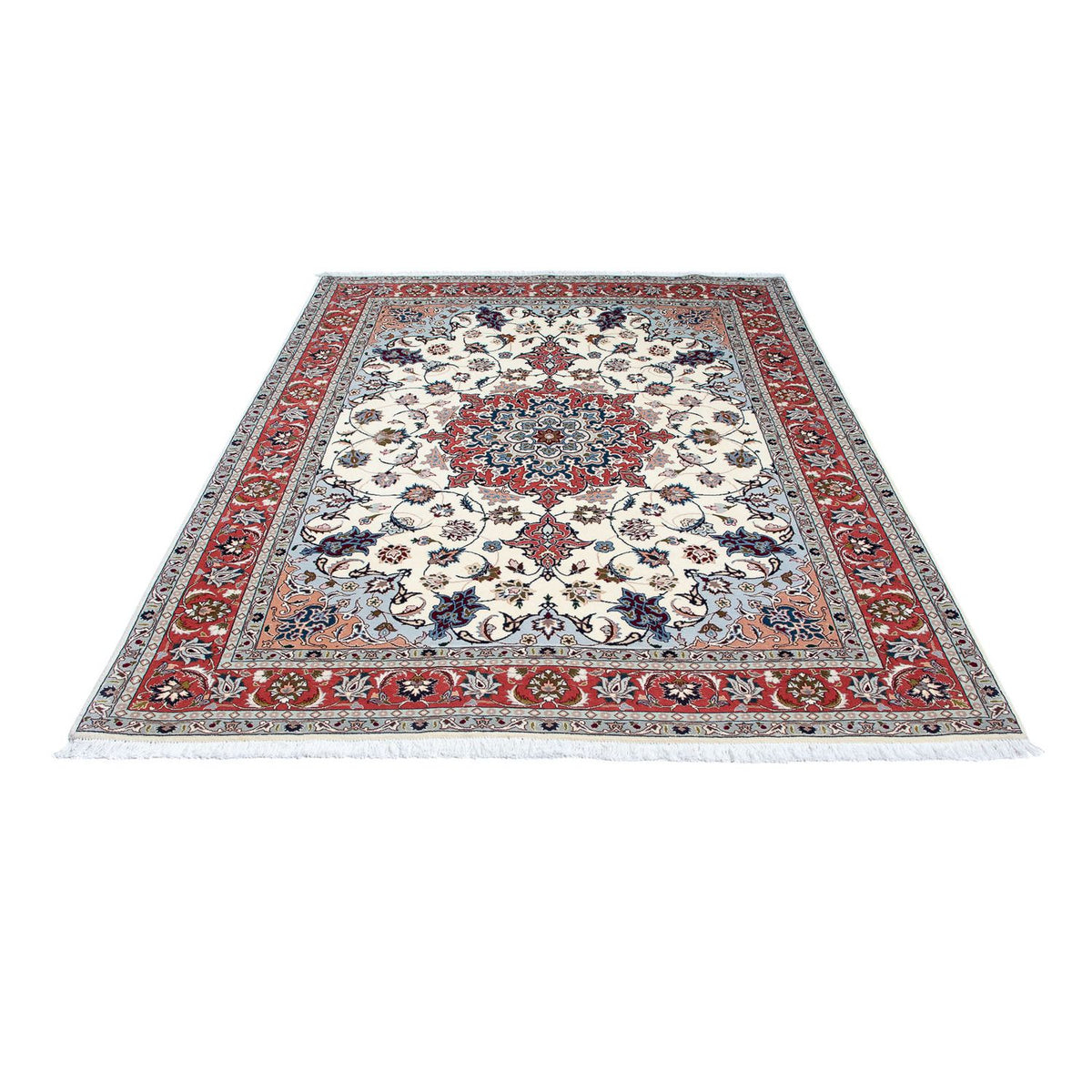 Alfombra Persa - Tabriz - Real - 205 x 150 cm - beige