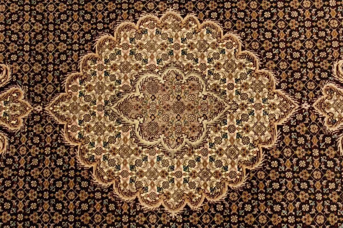 Alfombra Persa - Tabriz - Real - 148 x 101 cm - negro
