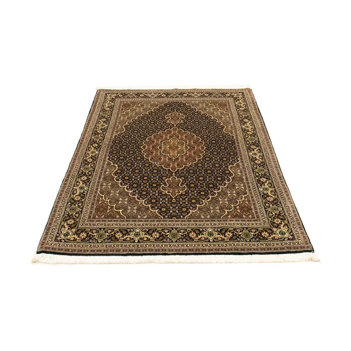 Alfombra Persa - Tabriz - Real - 165 x 103 cm - negro