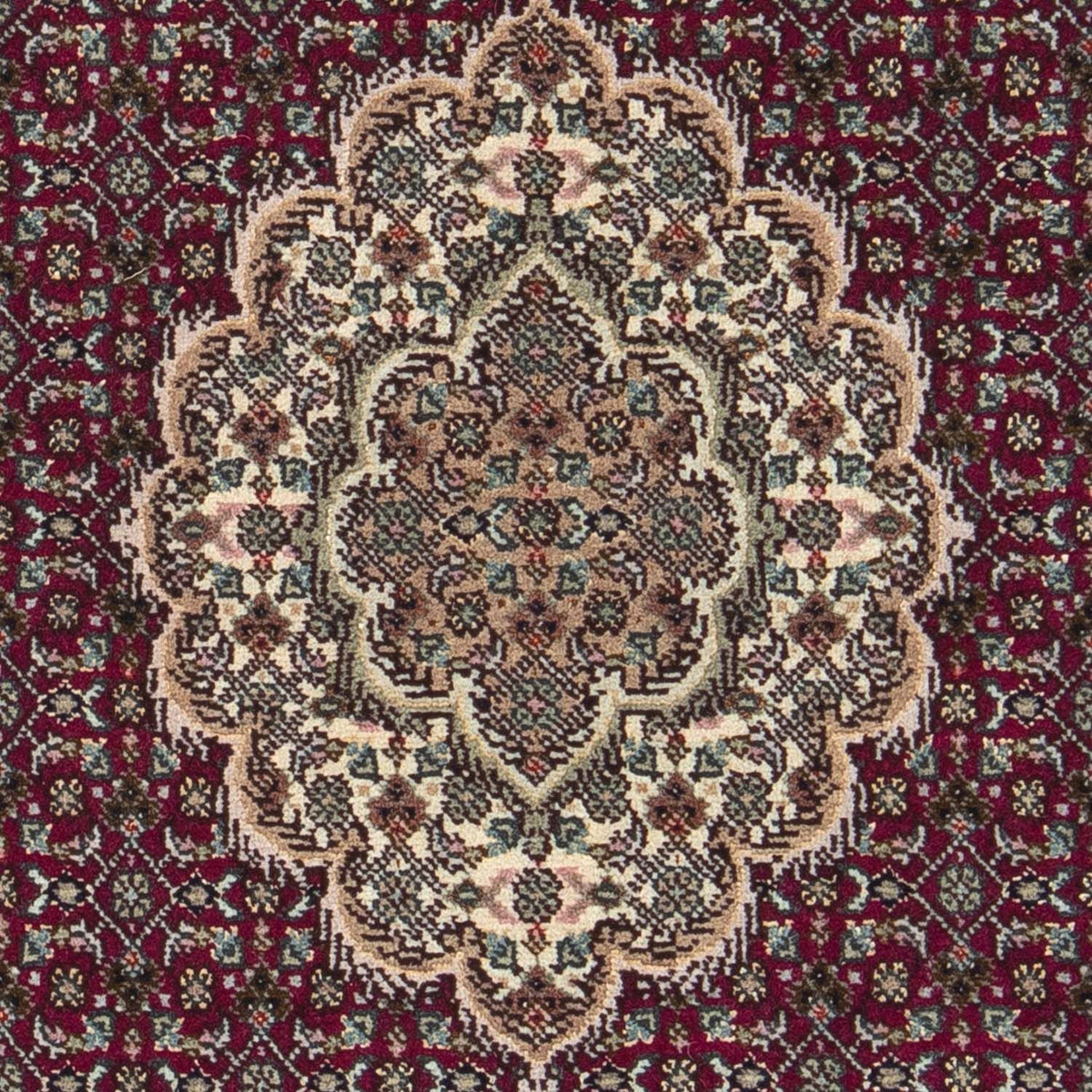 Alfombra Persa - Tabriz - Real - 95 x 61 cm - rojo oscuro