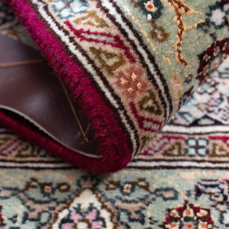 Alfombra Persa - Tabriz - Real - 95 x 61 cm - rojo oscuro