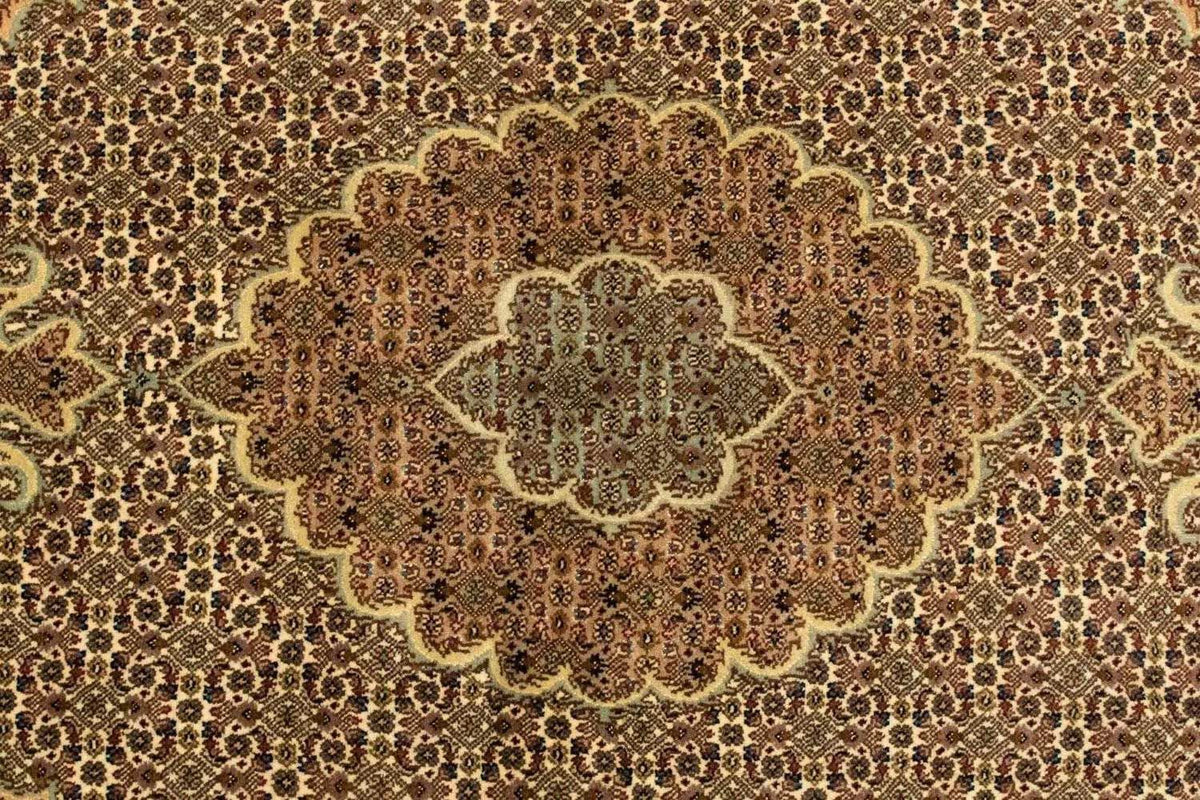 Alfombra Persa - Tabriz - Real - 158 x 105 cm - beige