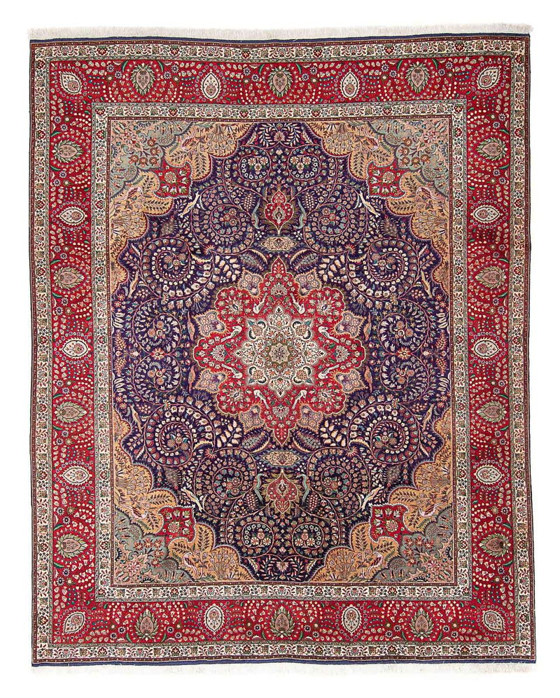 Alfombra Persa - Tabriz - Real - 374 x 296 cm - azul