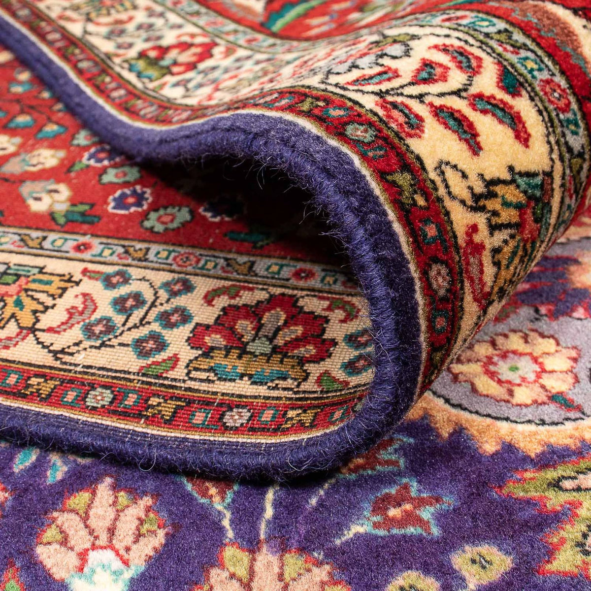 Alfombra Persa - Tabriz - Real - 374 x 296 cm - azul