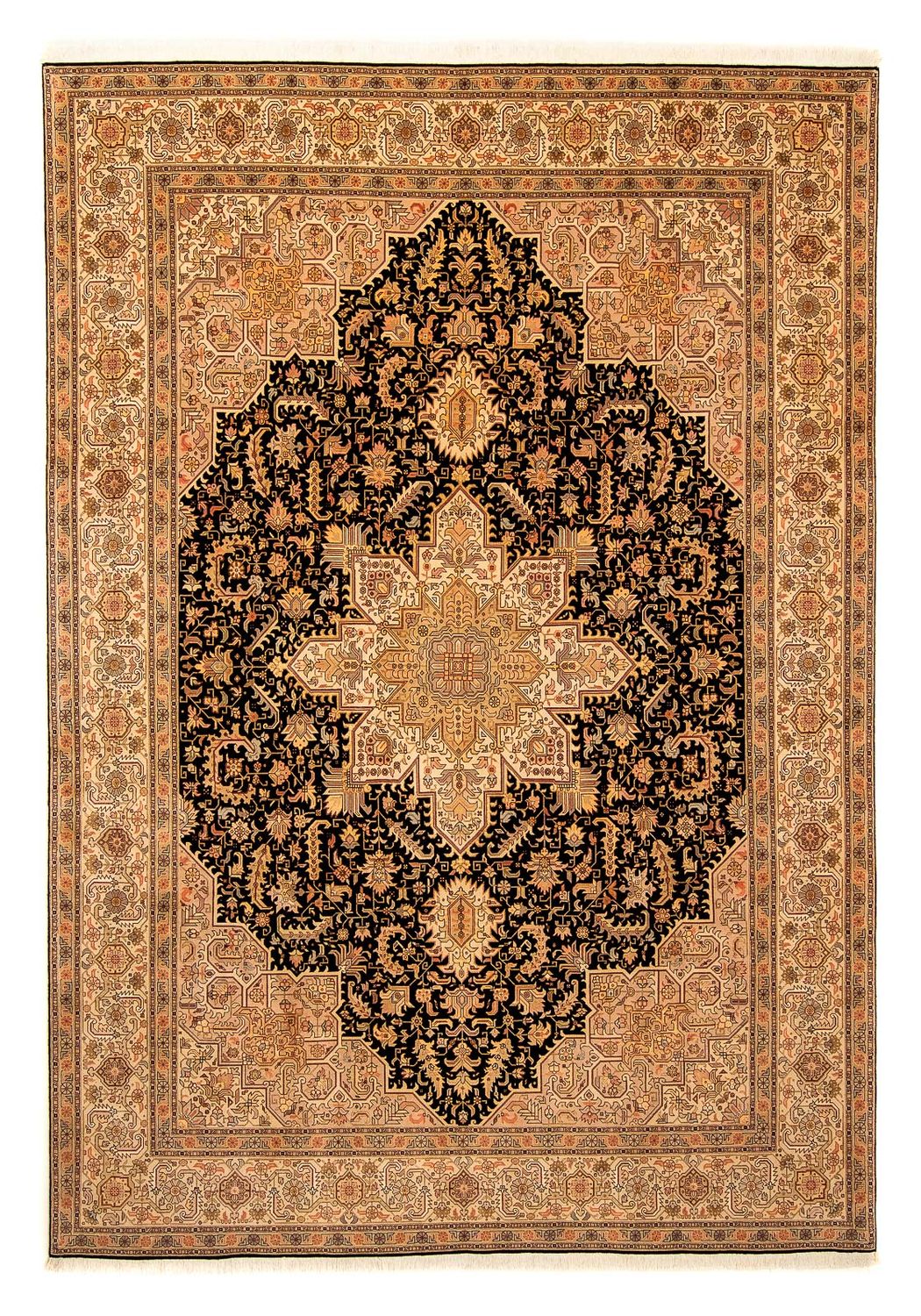 Alfombra Persa - Tabriz - Real - 360 x 254 cm - marrón claro