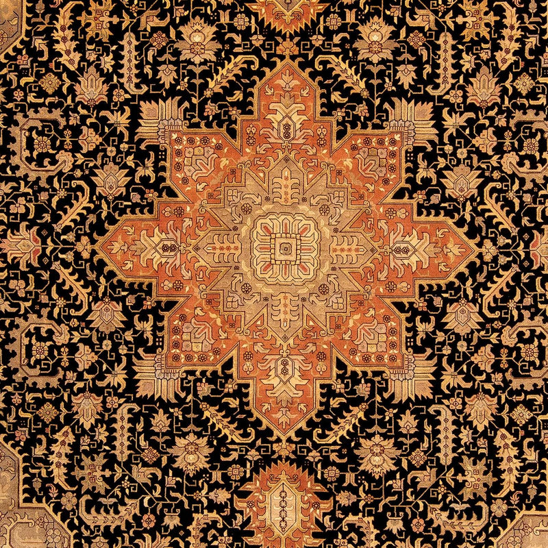 Alfombra Persa - Tabriz - Real - 348 x 248 cm - marrón claro