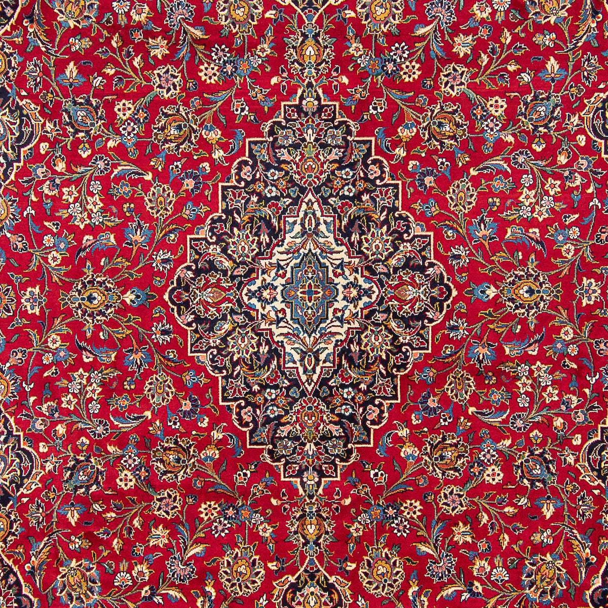 Alfombra persa - Keshan - 417 x 308 cm - rojo