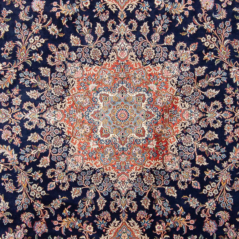 Alfombra persa - Real - 403 x 300 cm - azul oscuro