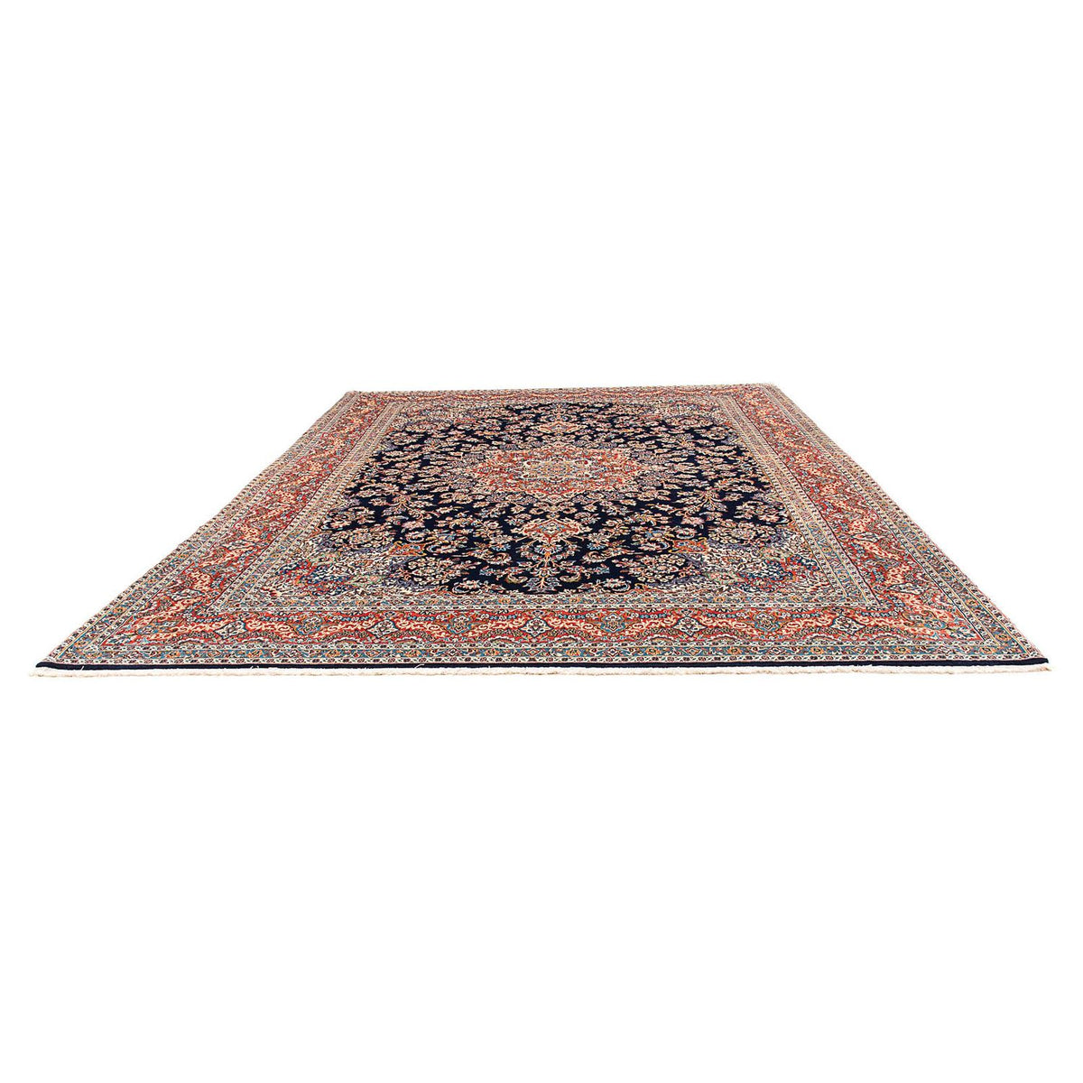 Alfombra persa - Real - 403 x 300 cm - azul oscuro