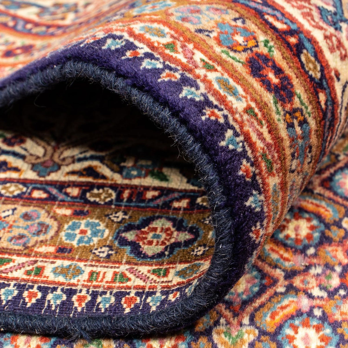 Alfombra persa - Clásica - 346 x 246 cm - marrón oscuro