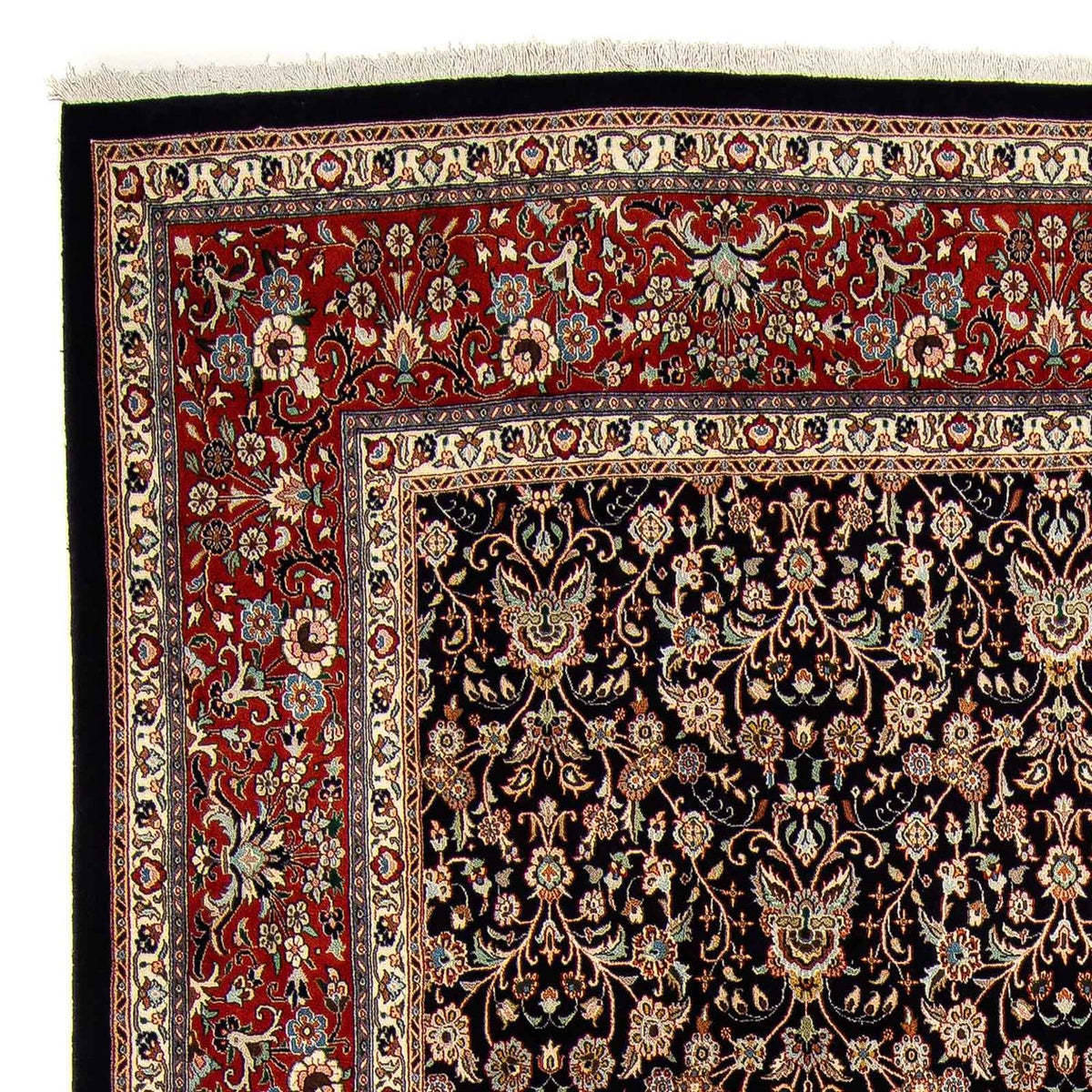Alfombra persa - Clásica - 340 x 253 cm - azul oscuro