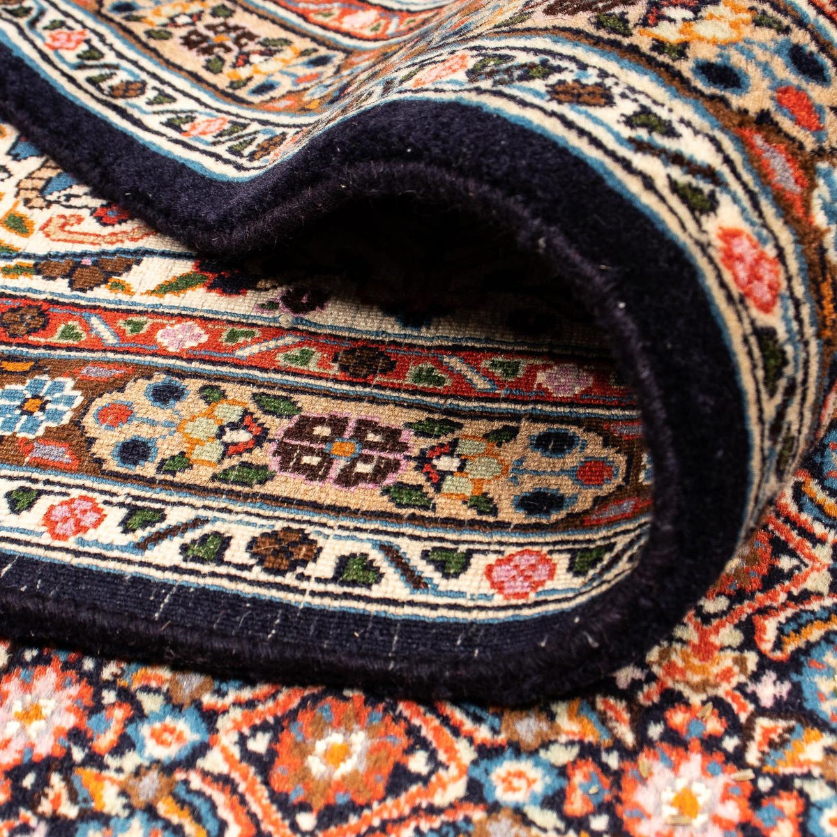 Alfombra persa - Clásica - 340 x 253 cm - azul oscuro