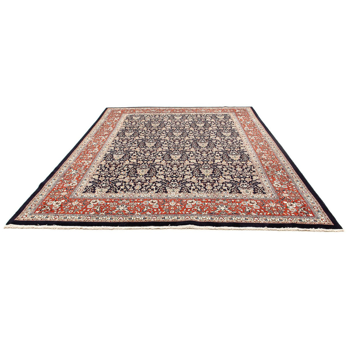 Alfombra persa - Clásica - 340 x 253 cm - azul oscuro
