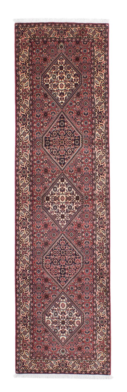 Alfombra de pasillo Alfombra persa - Bidjar - 310 x 83 cm - rojo claro