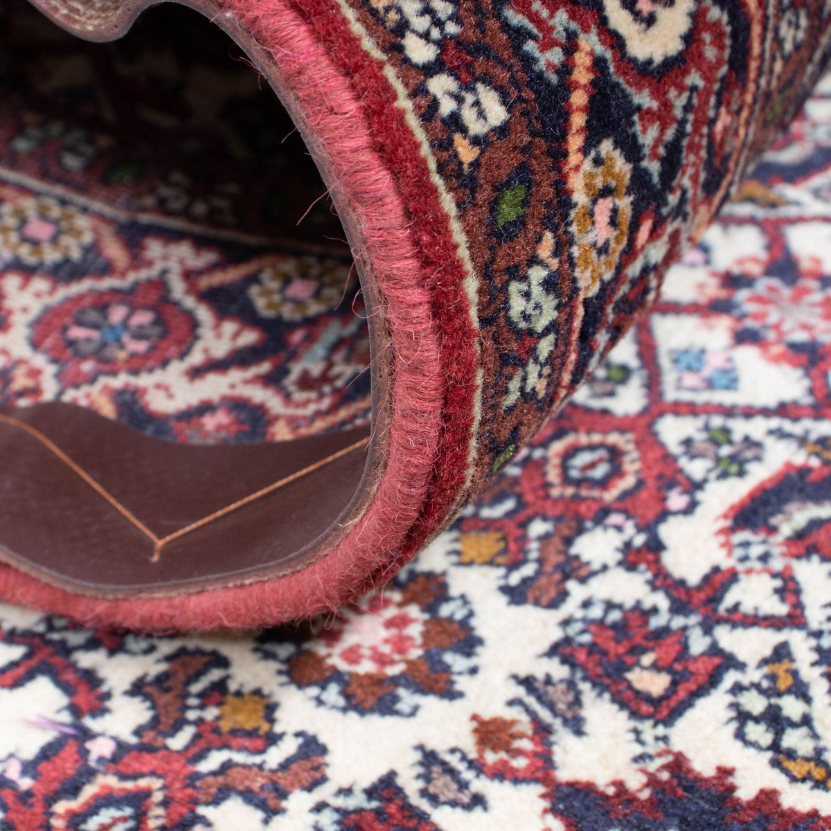 Alfombra de pasillo Alfombra persa - Bidjar - 291 x 80 cm - beige