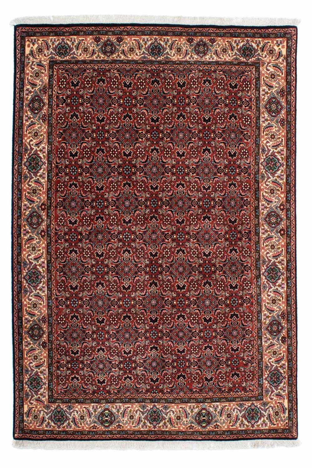Alfombra persa - Bidjar - 203 x 138 cm - rojo