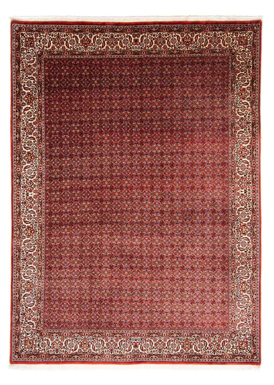 Alfombra persa - Bidjar - 350 x 250 cm - rojo oscuro