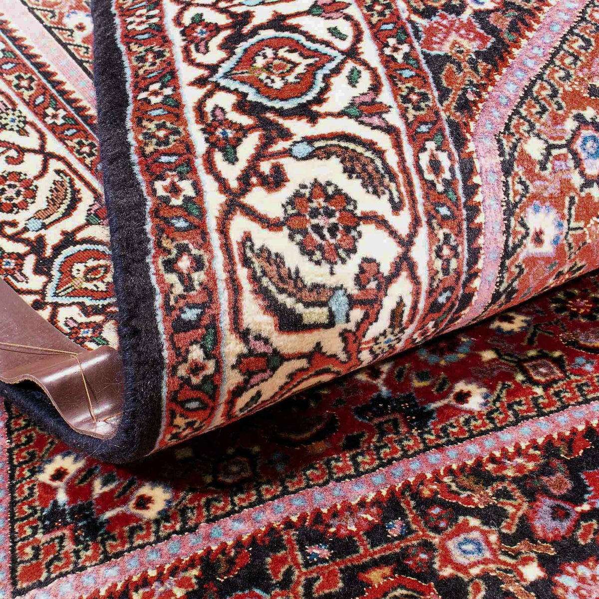 Alfombra persa - Bidjar - 176 x 108 cm - rojo claro