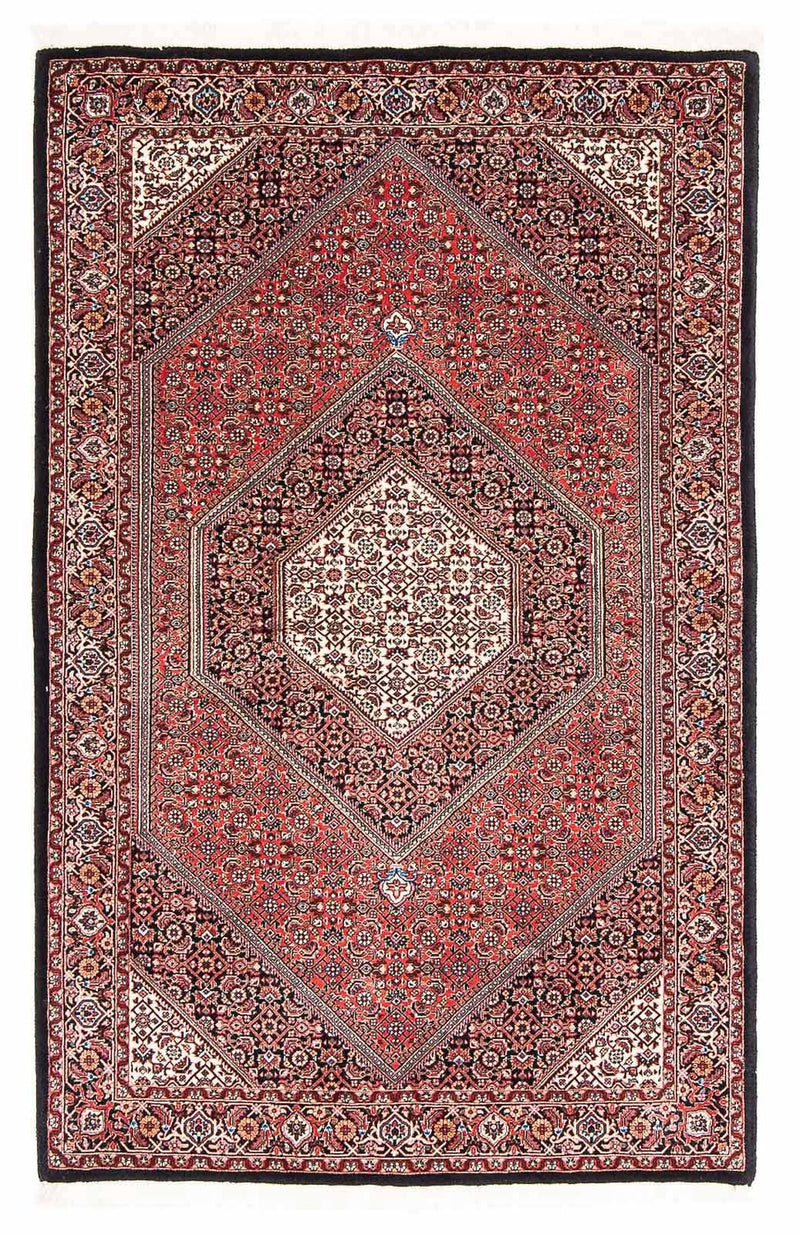 Alfombra persa - Bidjar - 174 x 110 cm - rojo claro